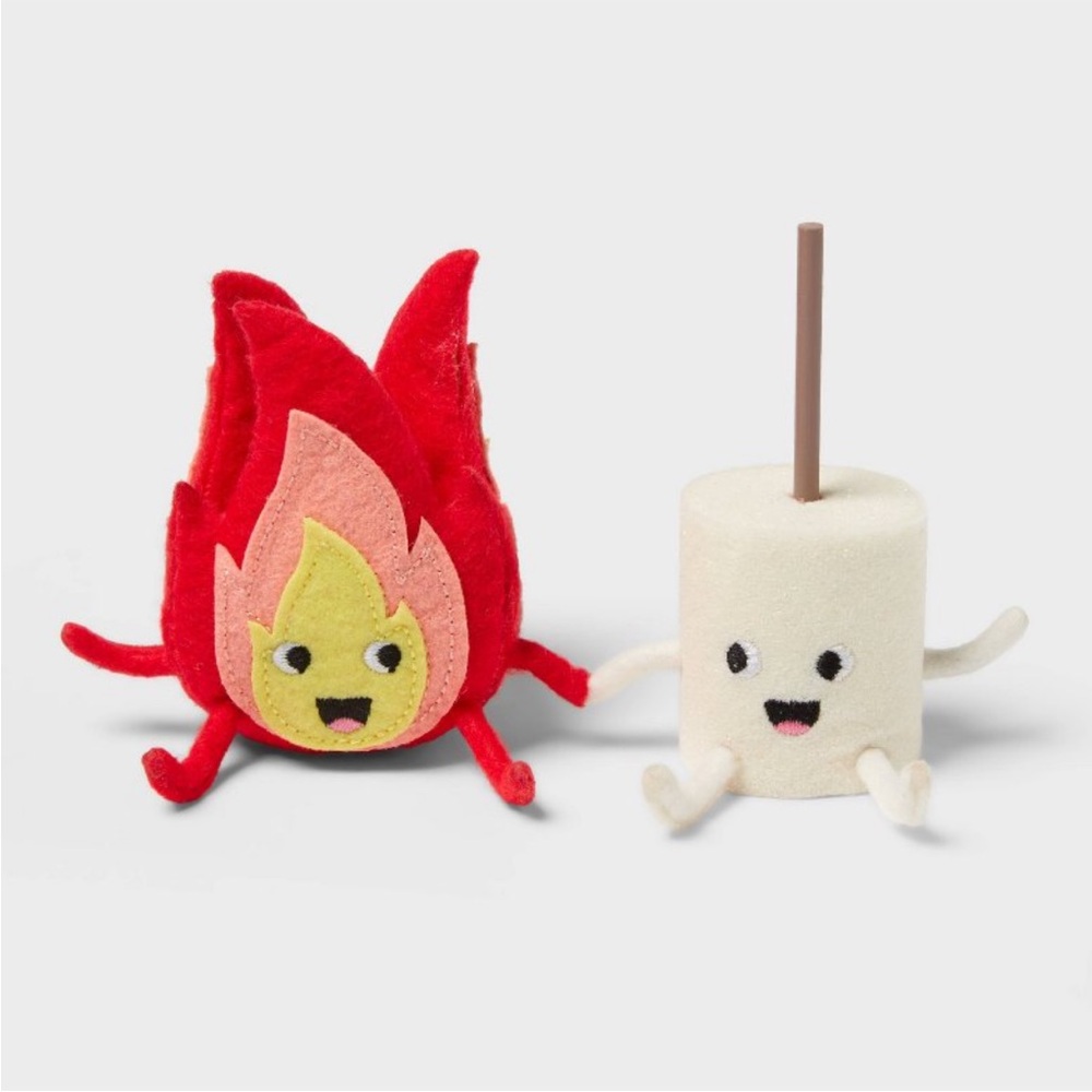 🆕 Sun Squad Fire and Marshmallow Summer Felt Duo